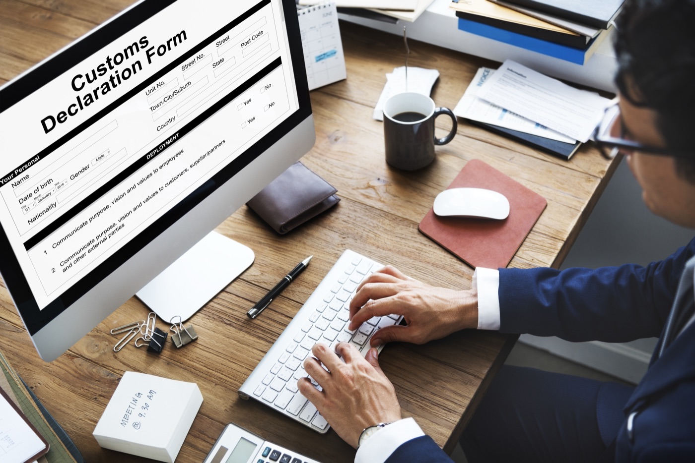 Customs clearance documentation